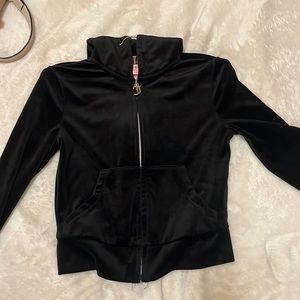 Juicy Couture X AERO Bling Velour Full-Zip Hoodie